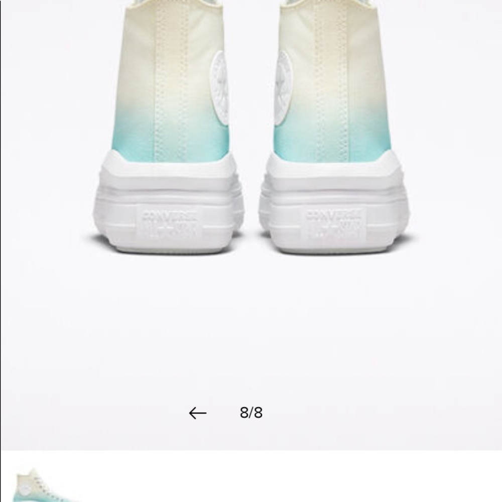 NWT Converse High Top Platform Sneakers - Picture 6 of 6